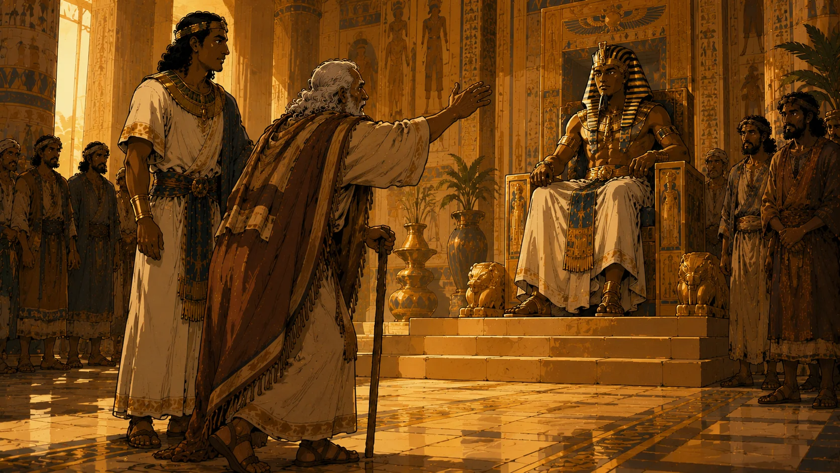 Jacob Before Pharaoh